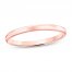 Wedding Band 10K Rose Gold 2mm