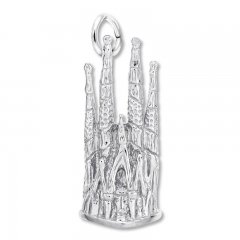 Barcelona Cathedral Sterling Silver Charm