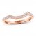 Adrianna Papell Diamond Wedding Band 1/5 ct tw Round-cut 14K Rose Gold