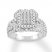 Diamond Engagement Ring 1-1/2 ct tw 14K White Gold