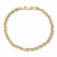 Rope Chain Bracelet 10K Yellow Gold 7.5"