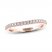 THE LEO Diamond Wedding Band 1/5 ct tw Round-cut 14K Rose Gold