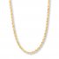 Rope Chain Necklace 10K Yellow Gold 24"