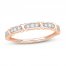 Diamond Anniversary Ring 1/10 ct tw 10K Rose Gold