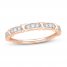 Diamond Anniversary Ring 1/10 ct tw 10K Rose Gold