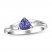 Tanzanite & 1/20 ct tw Diamond Ring Sterling Silver