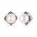 Le Vian Pearl Earrings 1/2 ct tw Diamonds 14K Vanilla Gold