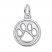 Paw Print Charm Sterling Silver