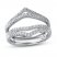 Diamond Enhancer Ring 3/8 ct tw 14K White Gold