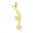 Gymnast Charm 14K Yellow Gold