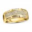 Men's Band 1/2 ct tw Diamonds 10K Yellow Gold