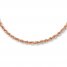 Rope Necklace 14K Rose Gold 30" Length