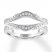 Diamond Enhancer Ring 1/4 ct tw Round-cut 14K White Gold