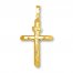 Crucifix Charm 14K Yellow Gold