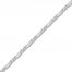 Diamond Infinity Bracelet 1/2 ct tw Round-cut 10K White Gold 7"