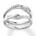 Diamond Enhancer Ring 1/5 ct tw Round-cut 14K White Gold