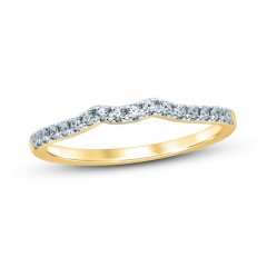 Diamond Wedding Band 1/6 ct tw Round-cut 14K Yellow Gold