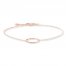 Circle Bracelet 14K Rose Gold