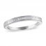 Diamond Wedding Band 1/3 ct tw Princess-cut 14K White Gold