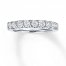 Previously Owned Diamond Wedding Band 1 ct tw 14K White Gold