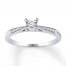 Diamond Promise Ring 1/10 ct tw Round-cut 10K White Gold