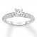 Diamond Engagement Ring 3/4 ct tw Round-cut 14K White Gold