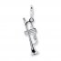 Trumpet Charm Sterling Silver