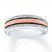 Men's Wedding Band 1/6 ct tw Diamonds 10K Two-Tone Gold