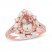 Neil Lane Morganite Engagement Ring 1 ct tw Diamonds 14K Rose Gold