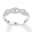 Diamond Anniversary Band 3/8 ct tw Round-cut 14K White Gold