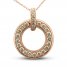 Le Vian Creme Brulee Necklace 7/8 ct tw Diamonds 14K Strawberry Gold 20"