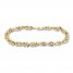 Link Chain Bracelet 10K Yellow Gold 7.75 Length