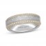 Neil Lane Men's Diamond Wedding Band 3/8 ct tw Round-Cut 14K Two-Tone Gold