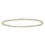 Triple-strand Anklet 14K Yellow Gold 9.5"