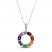 Le Vian Multi-Gemstone Necklace 1/4 ct tw Diamonds 14K Vanilla Gold 18"