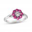 Le Vian Diamond & Ruby Ring 1/20 ct tw Diamonds 14K Vanilla Gold