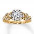 Diamond Engagement Ring 1 ct tw Round-cut 14K Yellow Gold