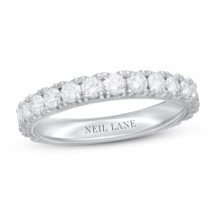 Neil Lane Premiere Diamond Anniversary Ring 1 ct tw Round-cut 14K White Gold