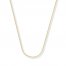 Wheat Chain Necklace 14K Yellow Gold 20" Length