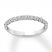 Diamond Wedding Band 1/6 ct tw Round-cut 14K White Gold