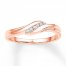 Diamond Ring 1/20 ct tw Round-cut 10K Rose Gold