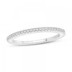 Diamond Wedding Band 1/6 ct tw 14K White Gold