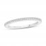 Diamond Wedding Band 1/6 ct tw 14K White Gold