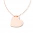 Heart Necklace 14K Rose Gold