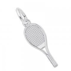 Tennis Racquet Charm Sterling Silver