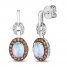 Le Vian Opal Earrings 7/8 ct tw Diamonds 14K Vanilla Gold