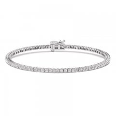 Lab-Created Diamonds by KAY Bracelet 2-1/2 ct tw 14K White Gold 7.25"