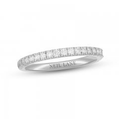 Neil Lane Diamond Wedding Band 3/8 ct tw Round-cut 14K White Gold