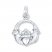 Claddagh Charm Sterling Silver