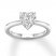 Diamond Engagement Ring 1/3 ct tw Round-cut 10K White Gold